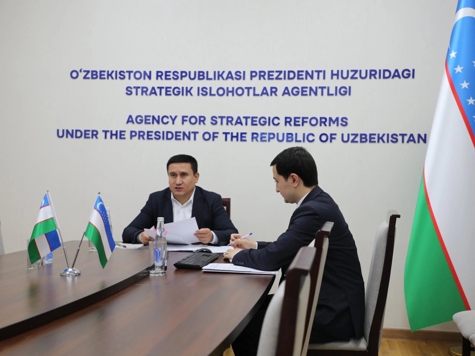Meeting with the Adviser to the President  of the Republic of Uzbekistan Sir Suma Chakrabarti