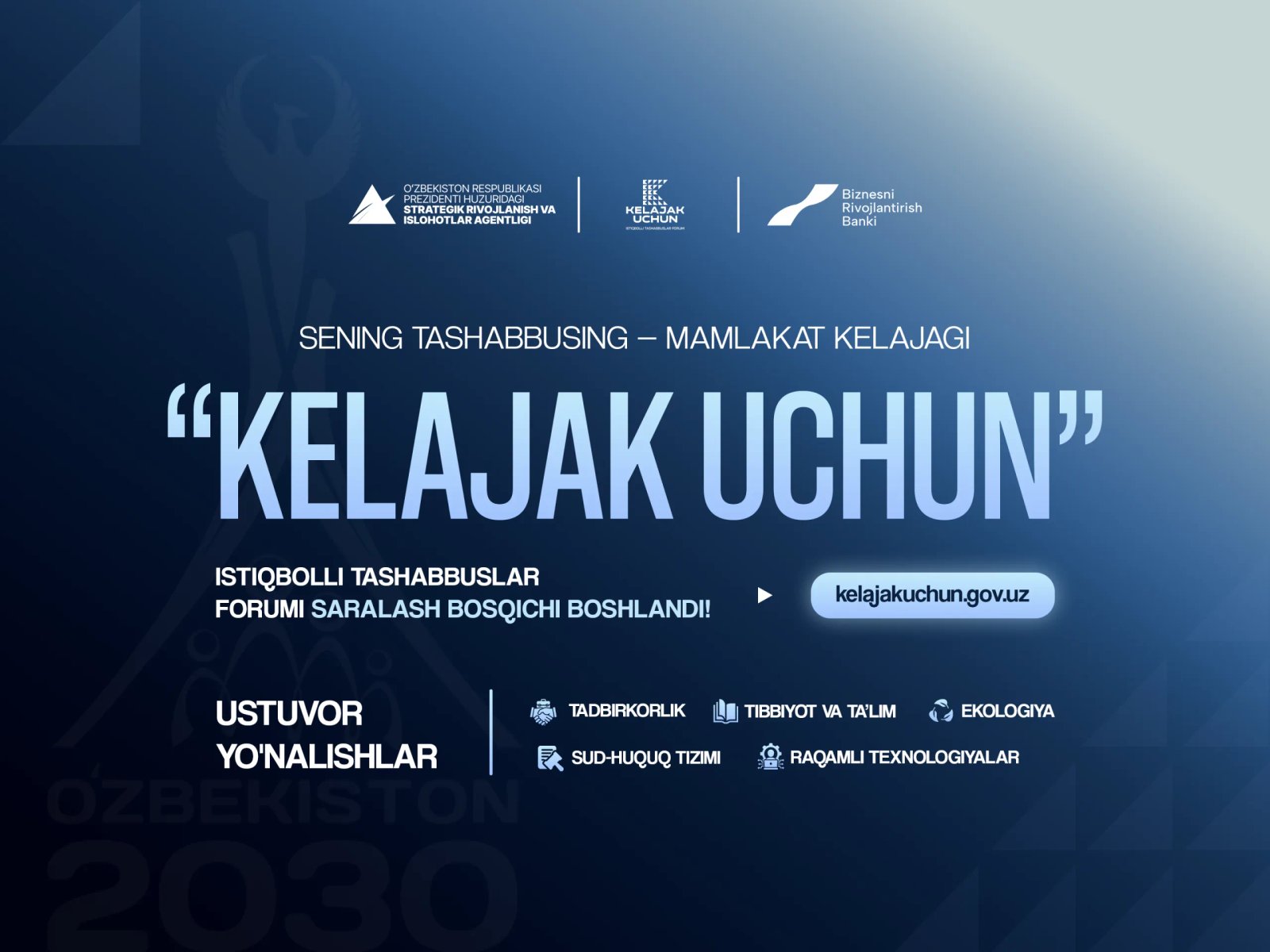 Selection Stage of the “Kelajak uchun” Forum of Promising Initiatives Launches