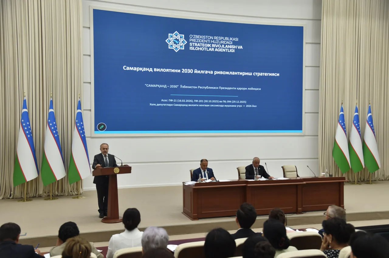 “Samarqand – 2030” strategiyasi loyihasi xalq deputatlariga maʼqul boʻldi